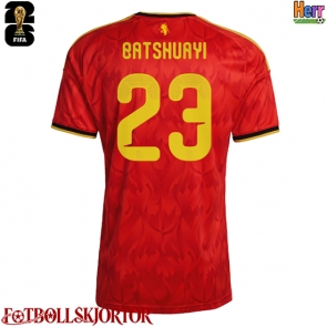 Belgien Michy Batshuayi #23 Hemmatröja VM 2026 Kortärmad
